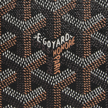 Goyard Goyardine Saint Marc Folding Card Case Black Gold 6 of 9