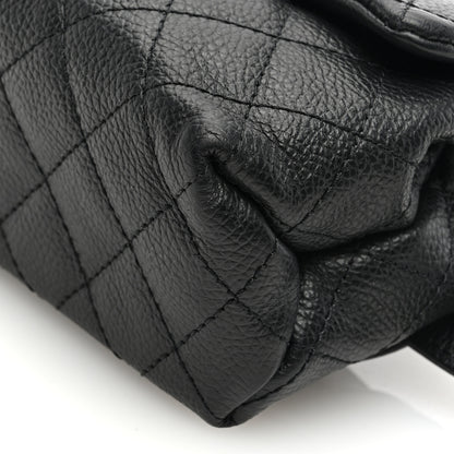 Chanel Grained Calfskin Quilted 2.55 Reissue Flap Belt Bag Clutch Black 10 of 10