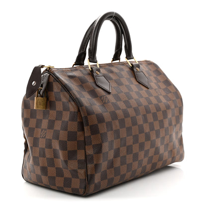 Louis Vuitton Damier Ebene Speedy 30 3 of 14
