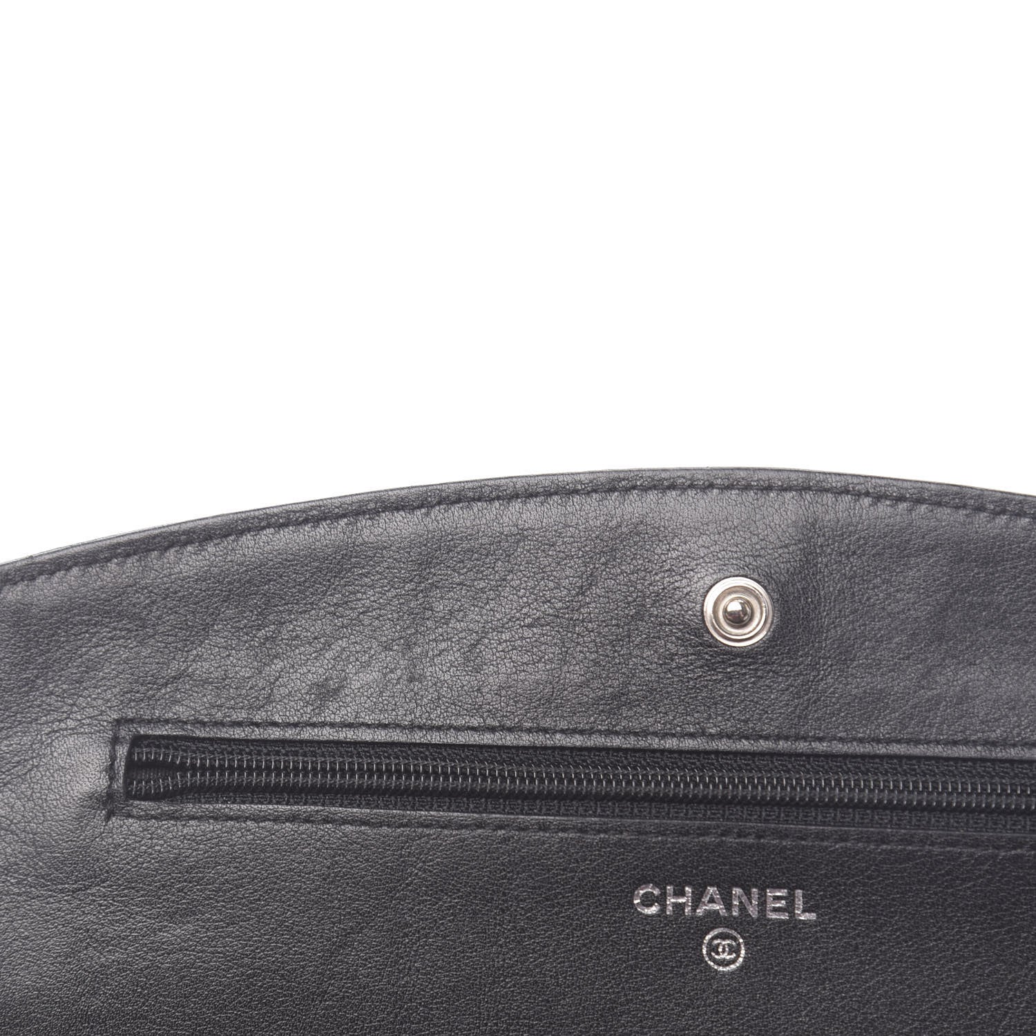 Chanel Caviar Sevruga Wallet On Chain WOC Black 11 of 16