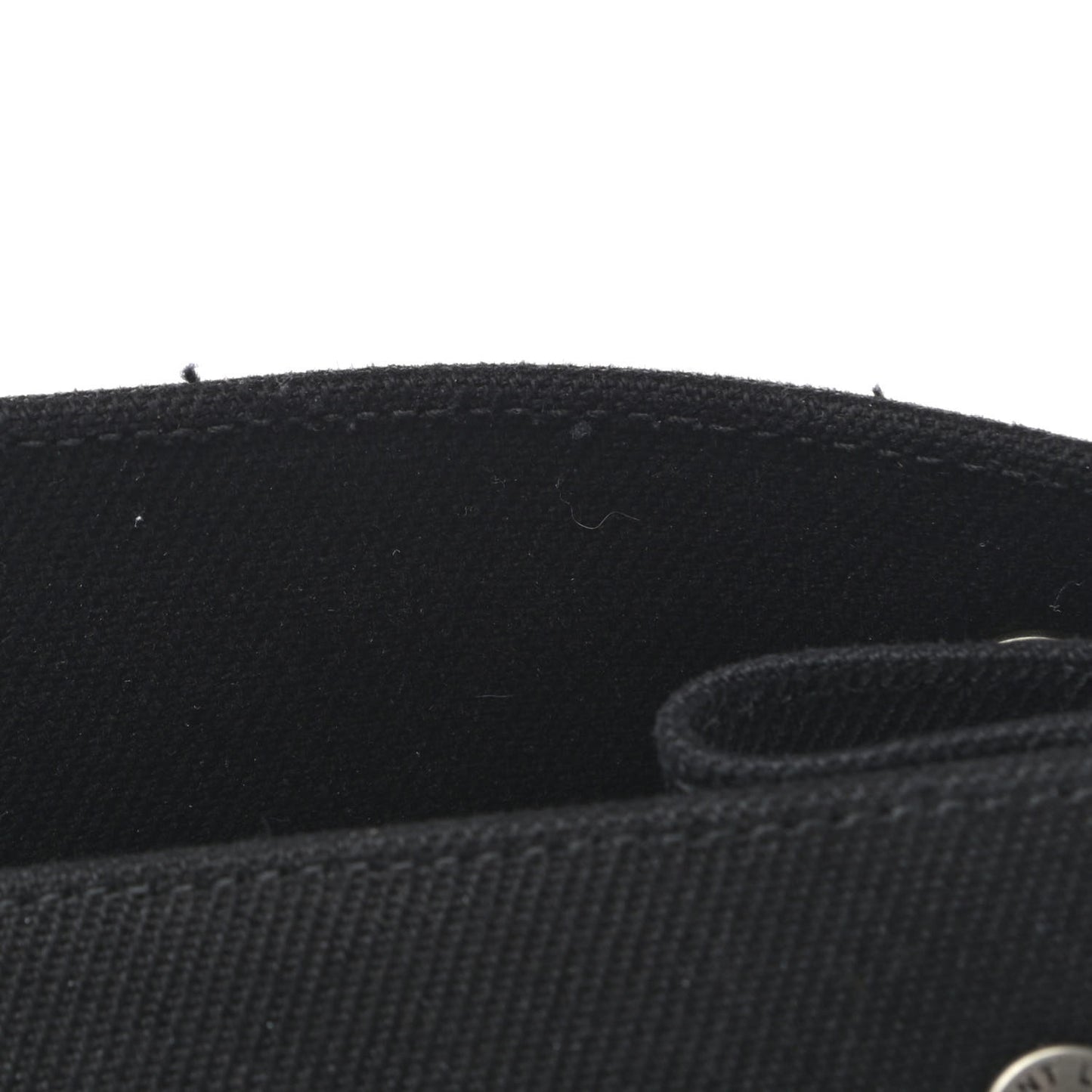 Linen Calfskin Rive Gauche Tote Black