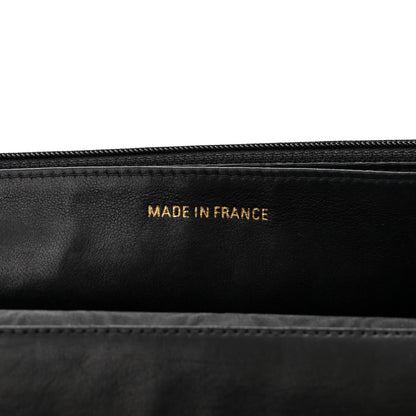 Chanel Caviar Timeless CC Wallet On Chain WOC Black 7 of 11
