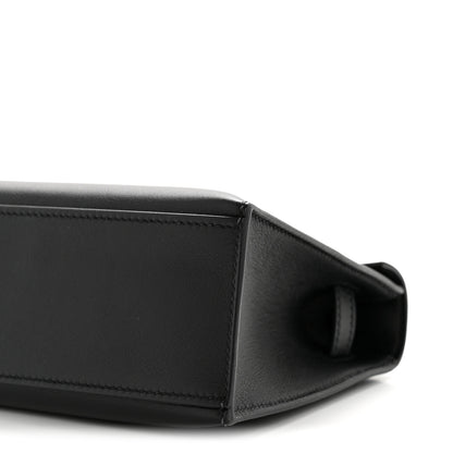 Hermes Swift Kelly Pochette Clutch Black 10 of 13