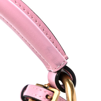 Gucci Calfskin Sylvie Web Small Queen Margaret Top Handle Bag Blue Agata Hibiscus Red Mystic White Sugar Pink 12 of 12