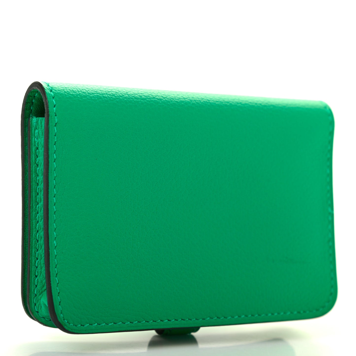 Togo Dogon Card Case Vert Vertigo