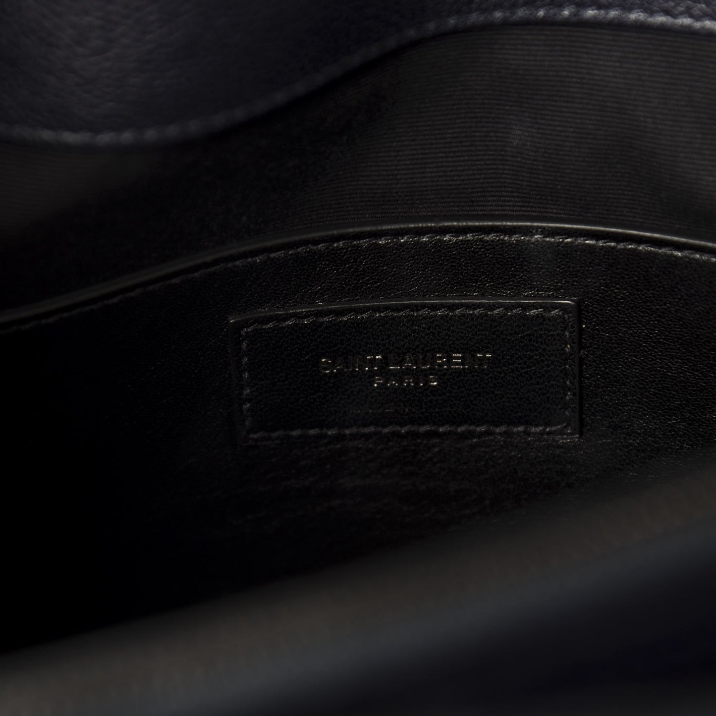 Calfskin Mixed Matelasse Triquilt Large Monogram Envelope Satchel Deep Marine