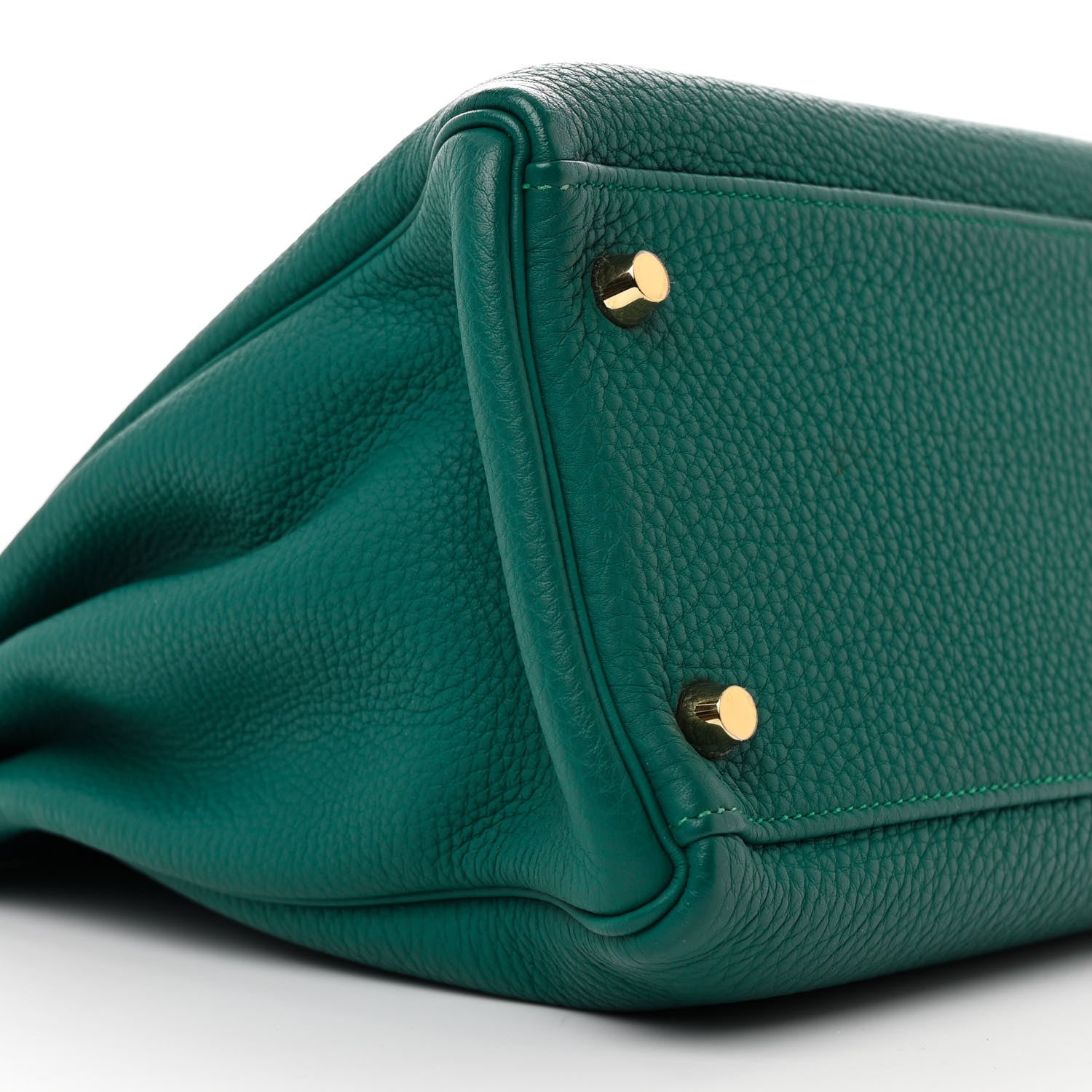Hermes Togo Kelly Retourne 32 Malachite 9 of 12
