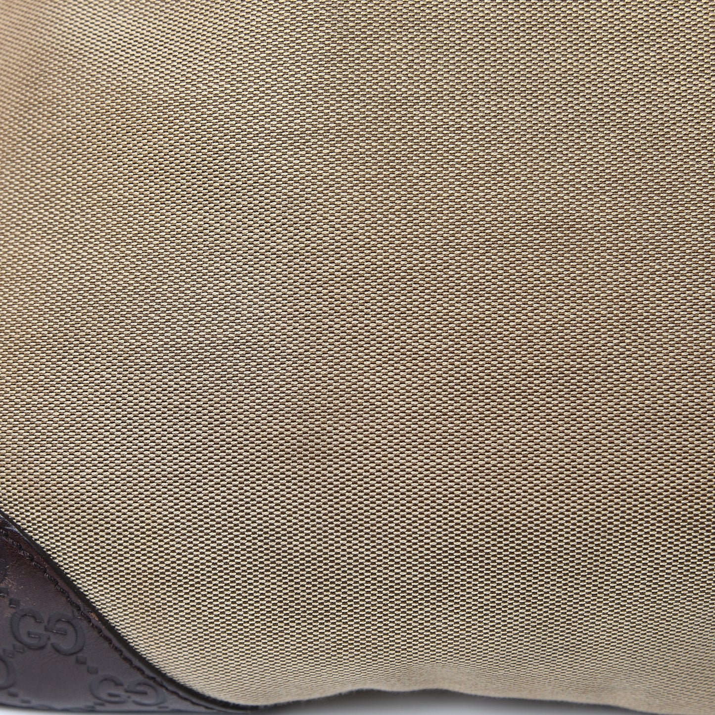 Canvas Signature Hobo Shoulder Bag Dark Brown