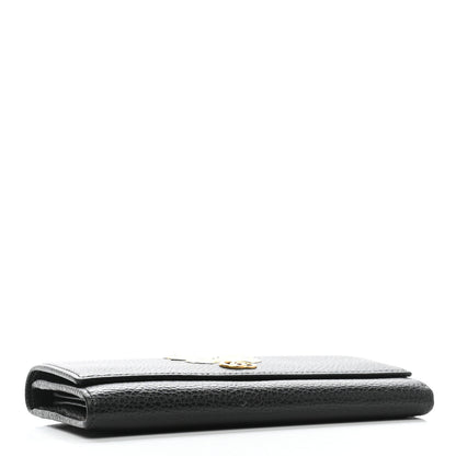 Gucci Calfskin Garden Continental Wallet Black 5 of 7