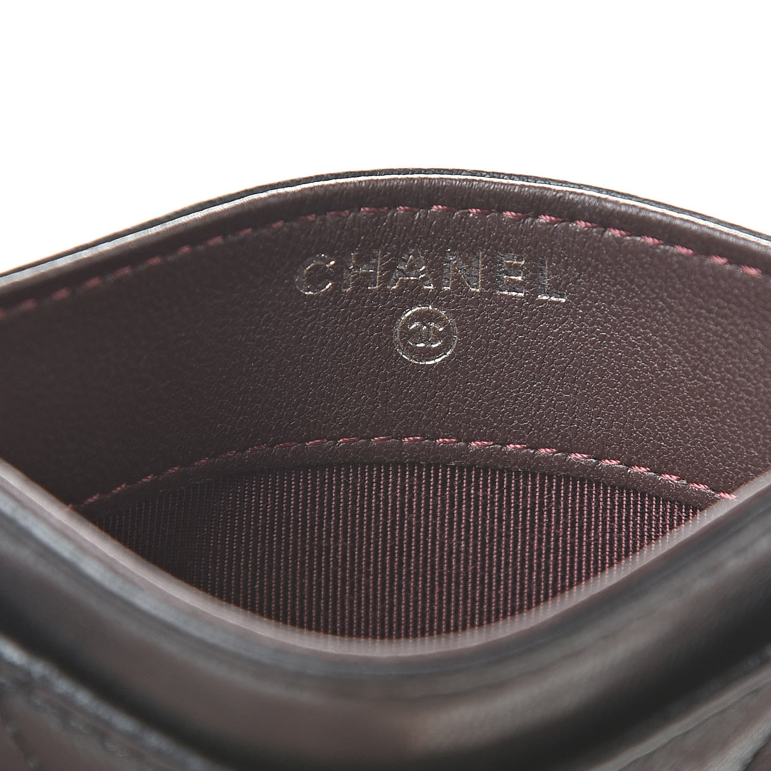 Chanel Lambskin Quilted Card Holder Black 6 of 12