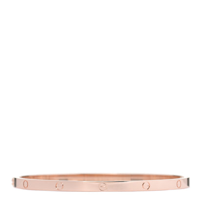 Cartier 18K Pink Gold Small LOVE Bracelet 18 2 of 5
