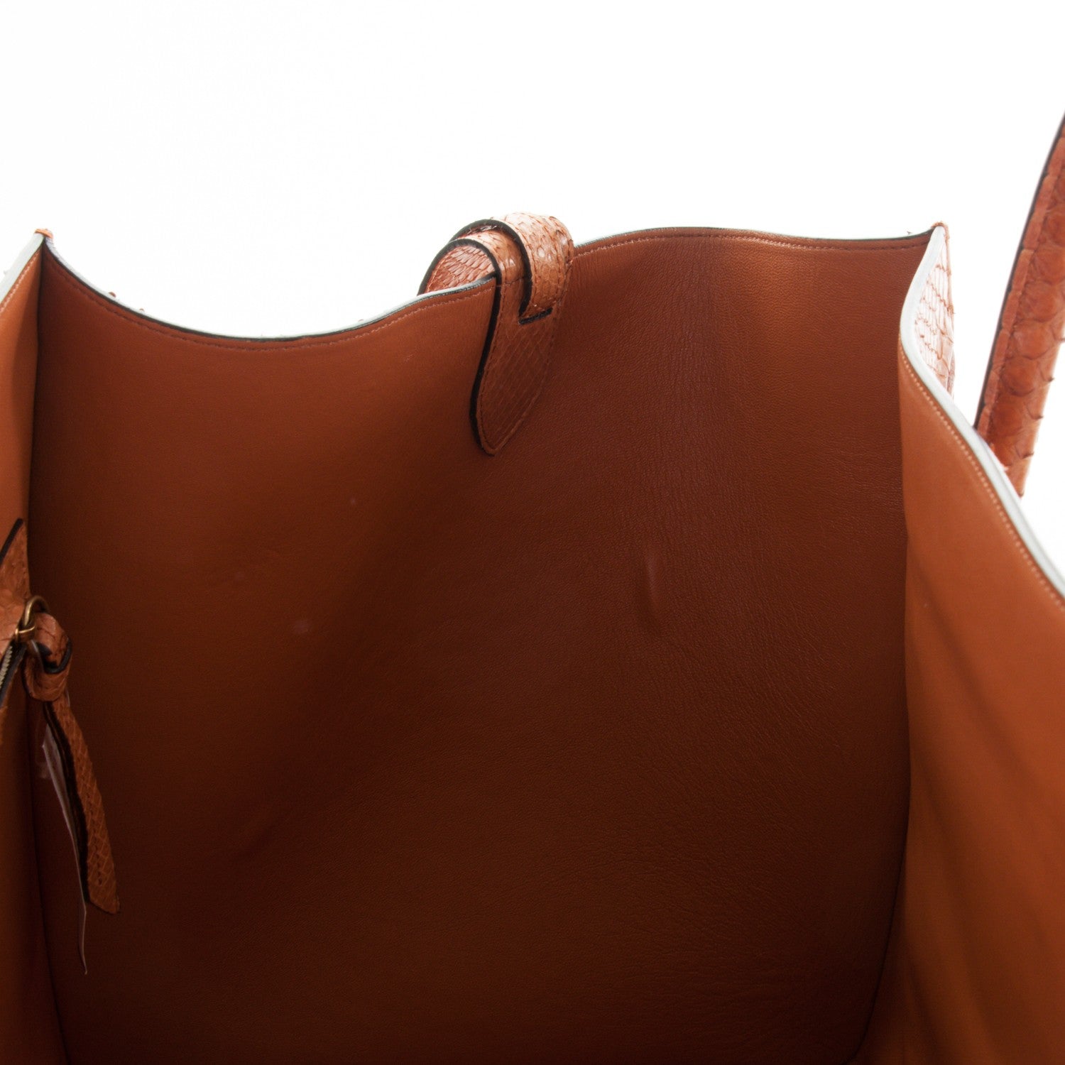 Celine Python Medium Phantom Luggage Light Copper 8 of 8