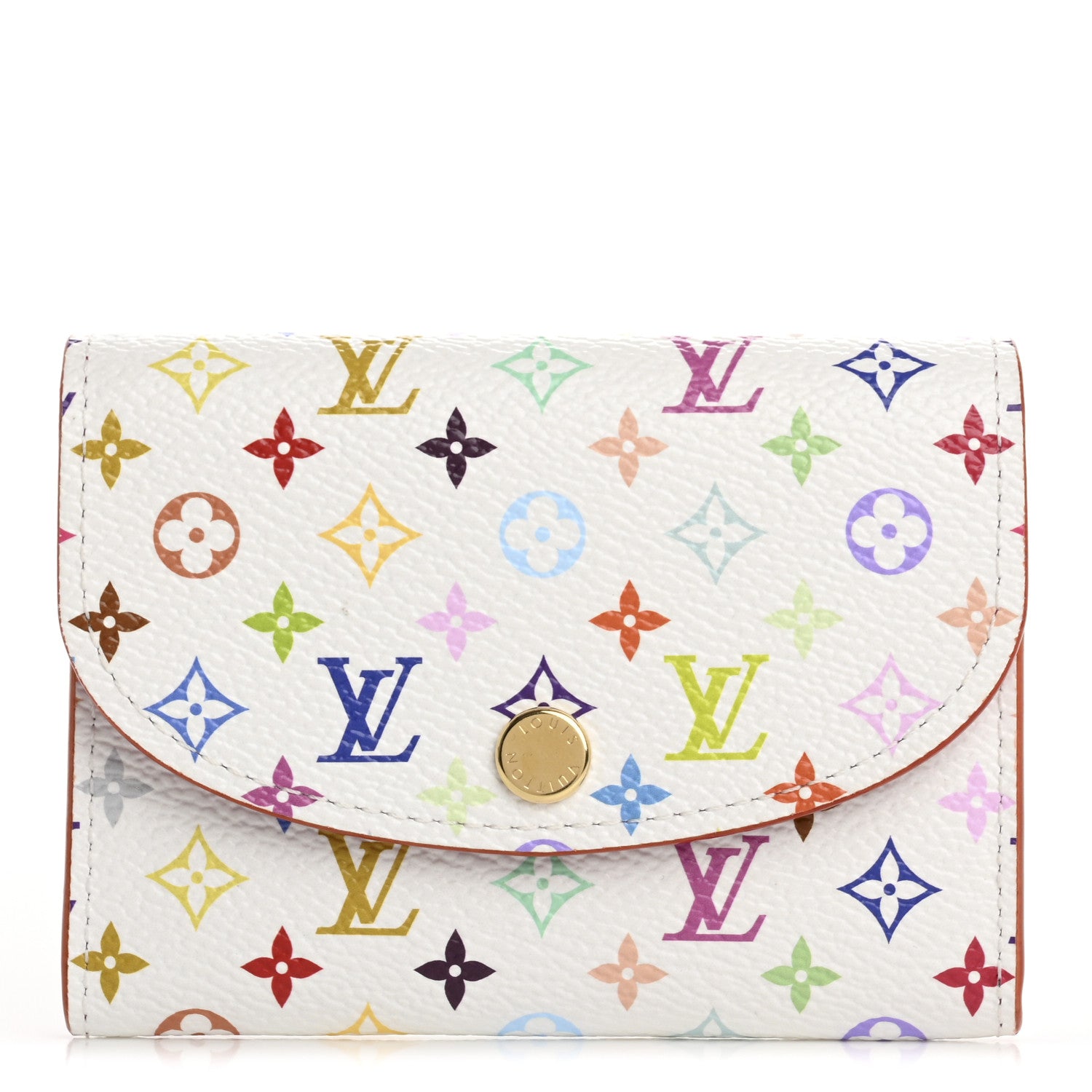 Louis Vuitton LV X TM Monogram Multicolor Rosalie Coin Purse White Kawaii Pink 1 of 8