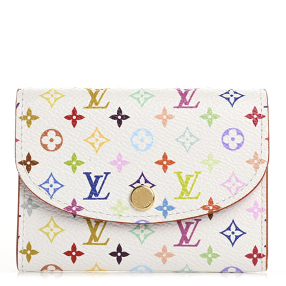 Louis Vuitton LV X TM Monogram Multicolor Rosalie Coin Purse White Kawaii Pink 1 of 8
