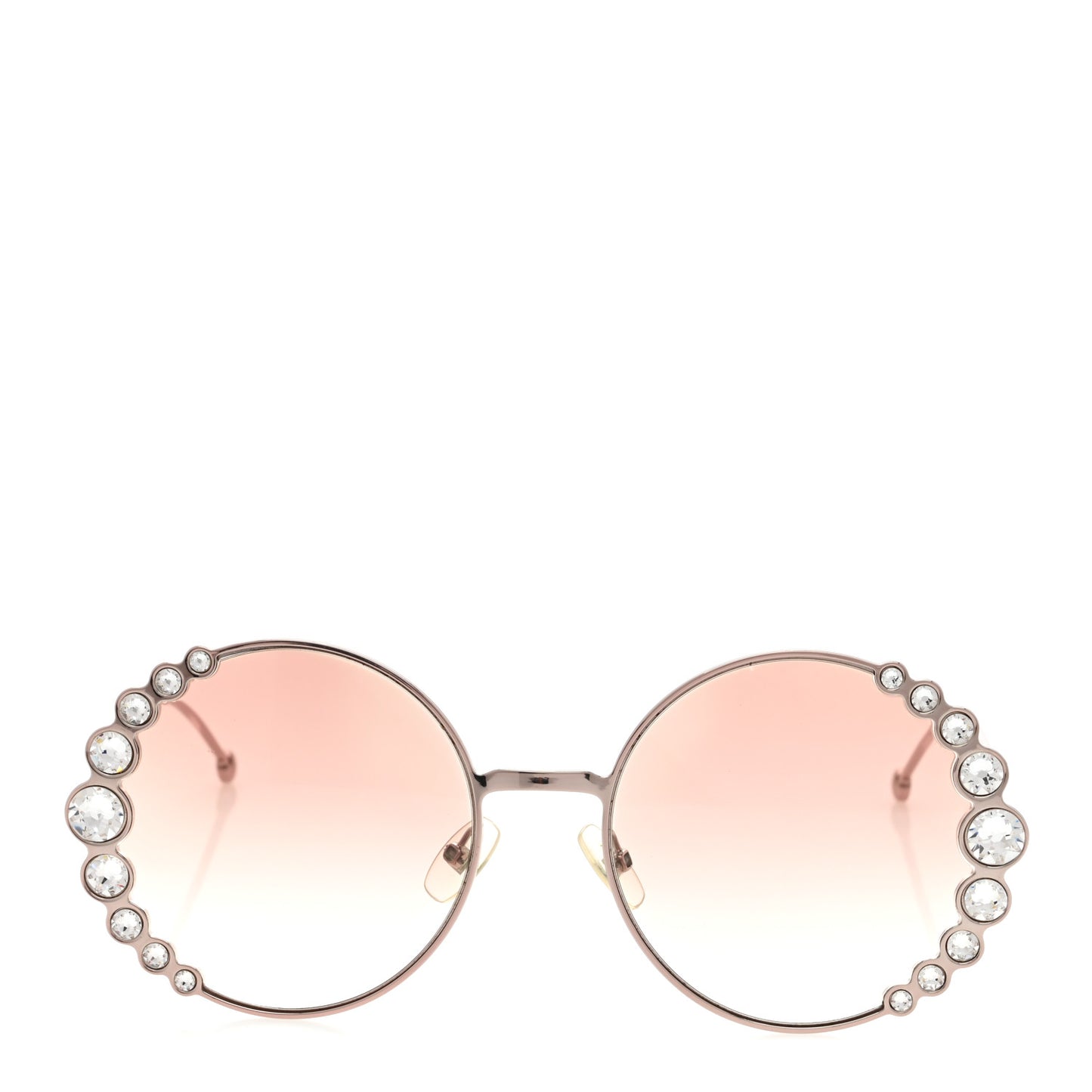 Crystal Round Sunglasses FF0324/S Rose