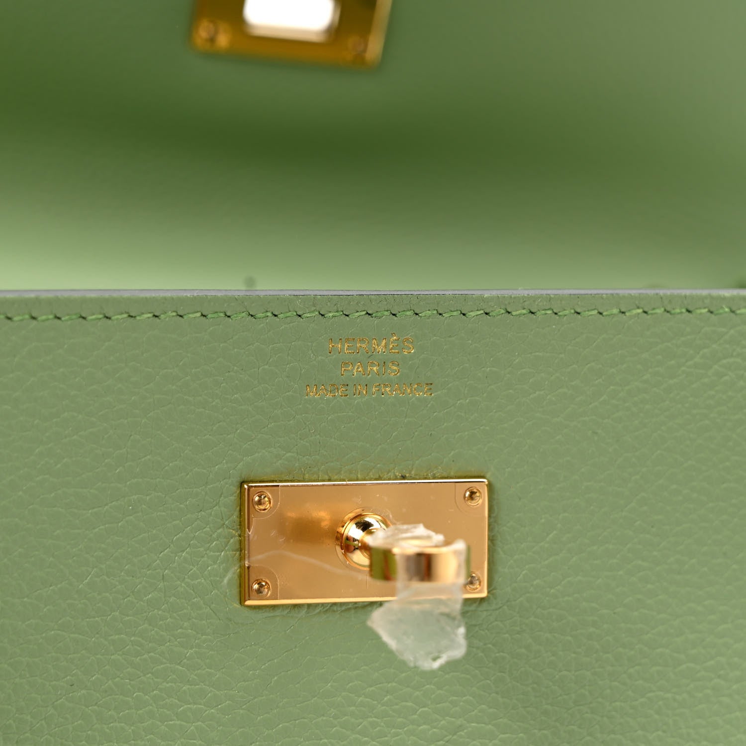 Hermes Evercolor Kelly Wallet To Go Vert Criquet 6 of 9