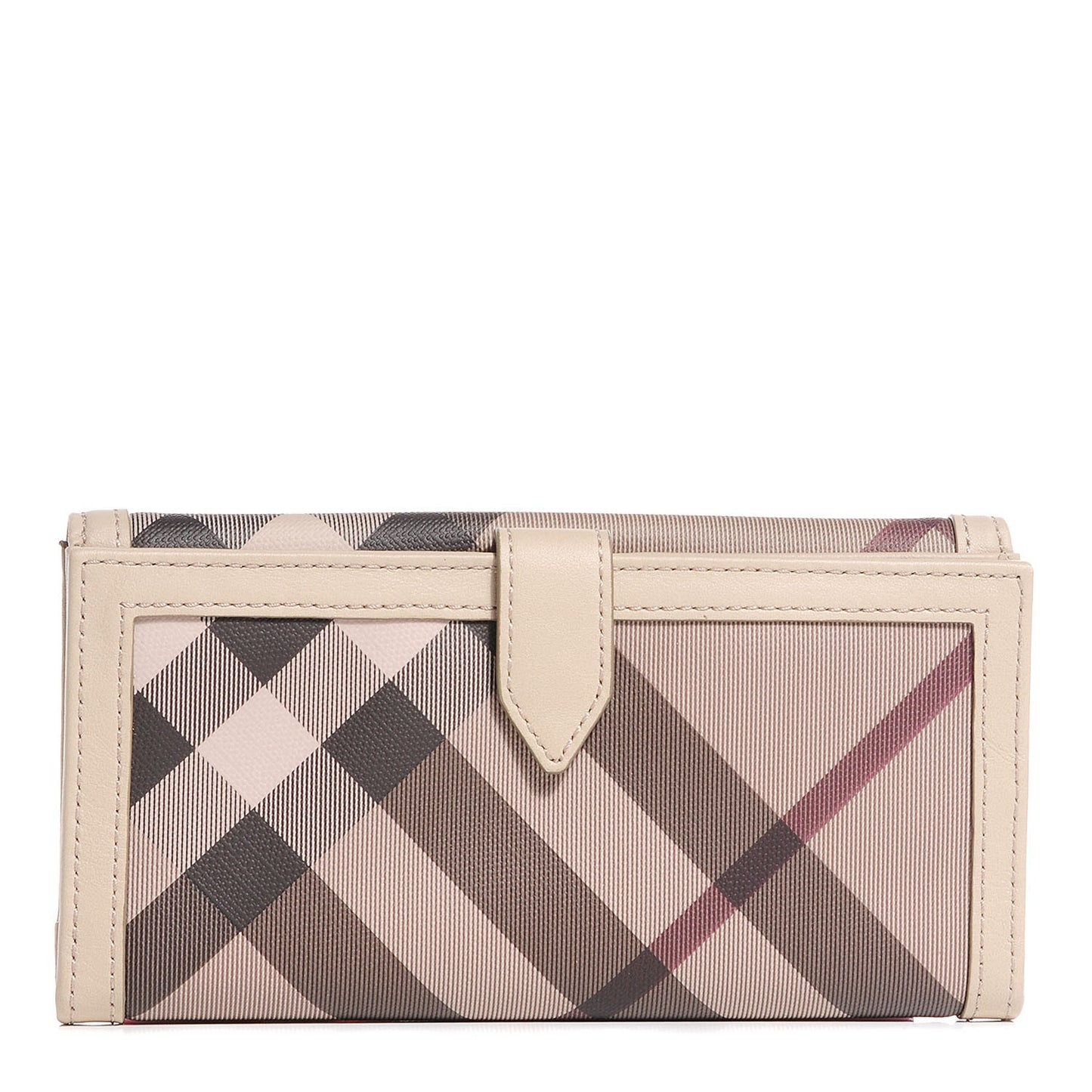 Smoked Check Continental Wallet