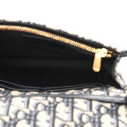 Christian Dior Oblique 30 Montaigne 2-In-1 Pouch Blue 5 of 10