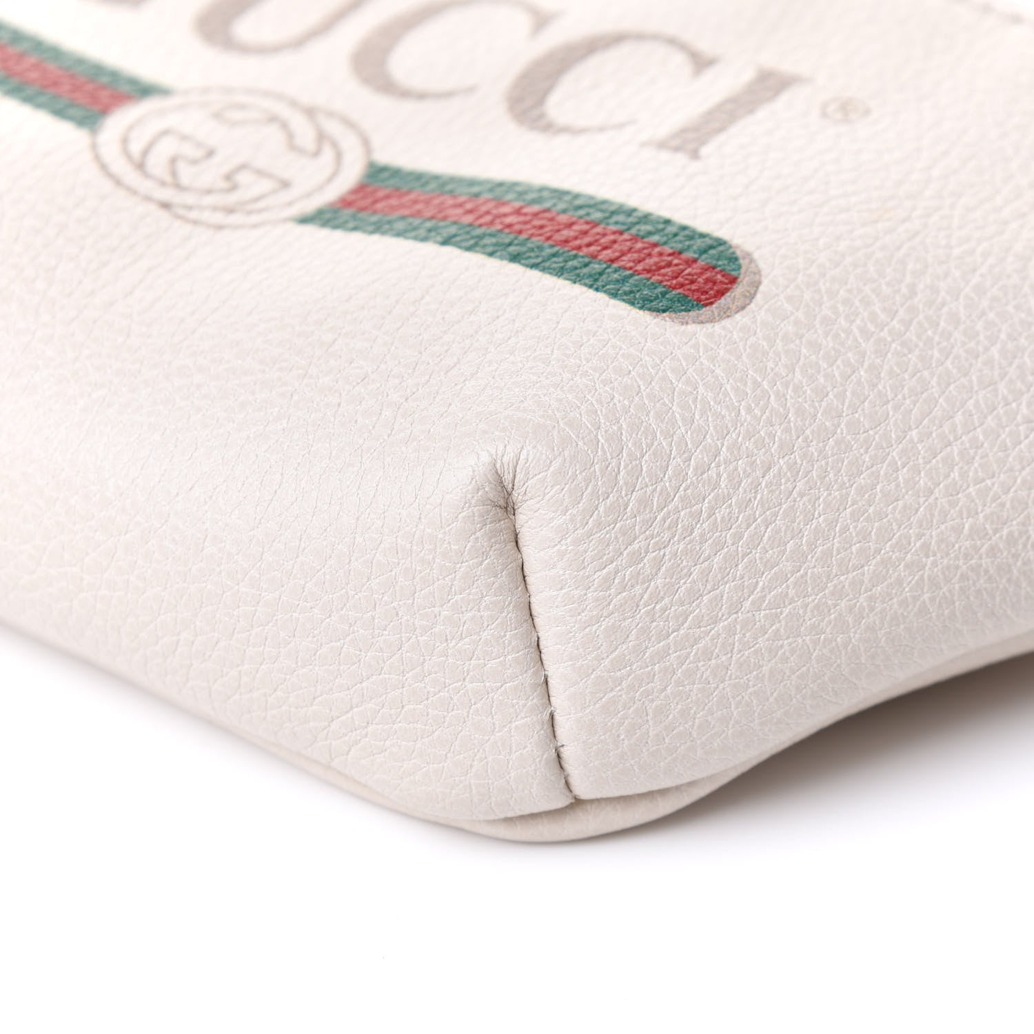 Gucci Grained Calfskin Small Logo Belt Bag White 11 of 11