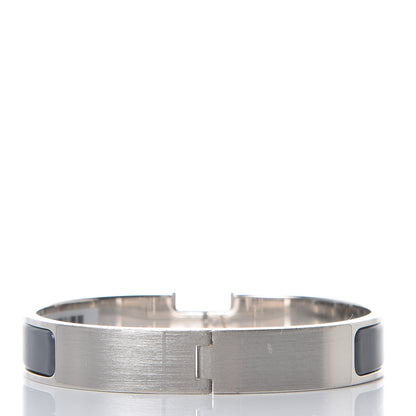 Hermes Matte Enamel Narrow Clic Clac HH Bracelet Ardoise 3 of 6