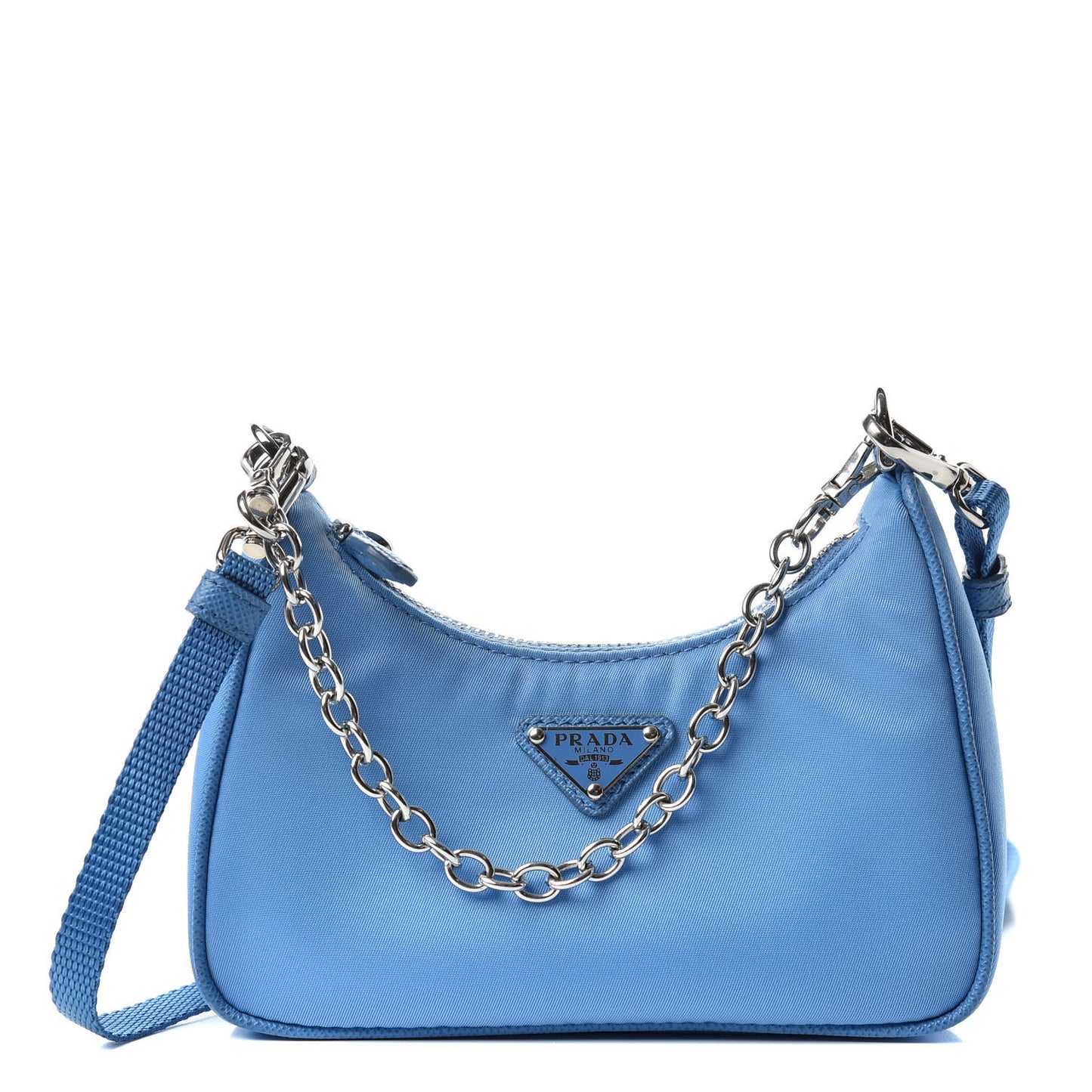 Tessuto Nylon Saffiano Mini Re-Edition 2000 Shoulder Bag Pervinca