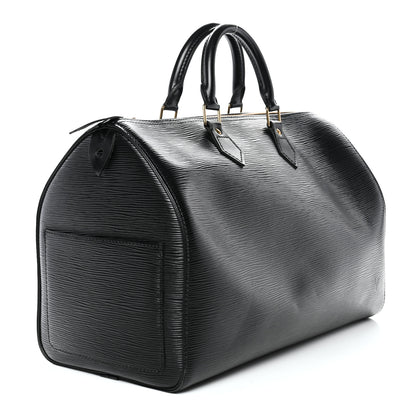 Louis Vuitton Epi Speedy 35 Black 2 of 11