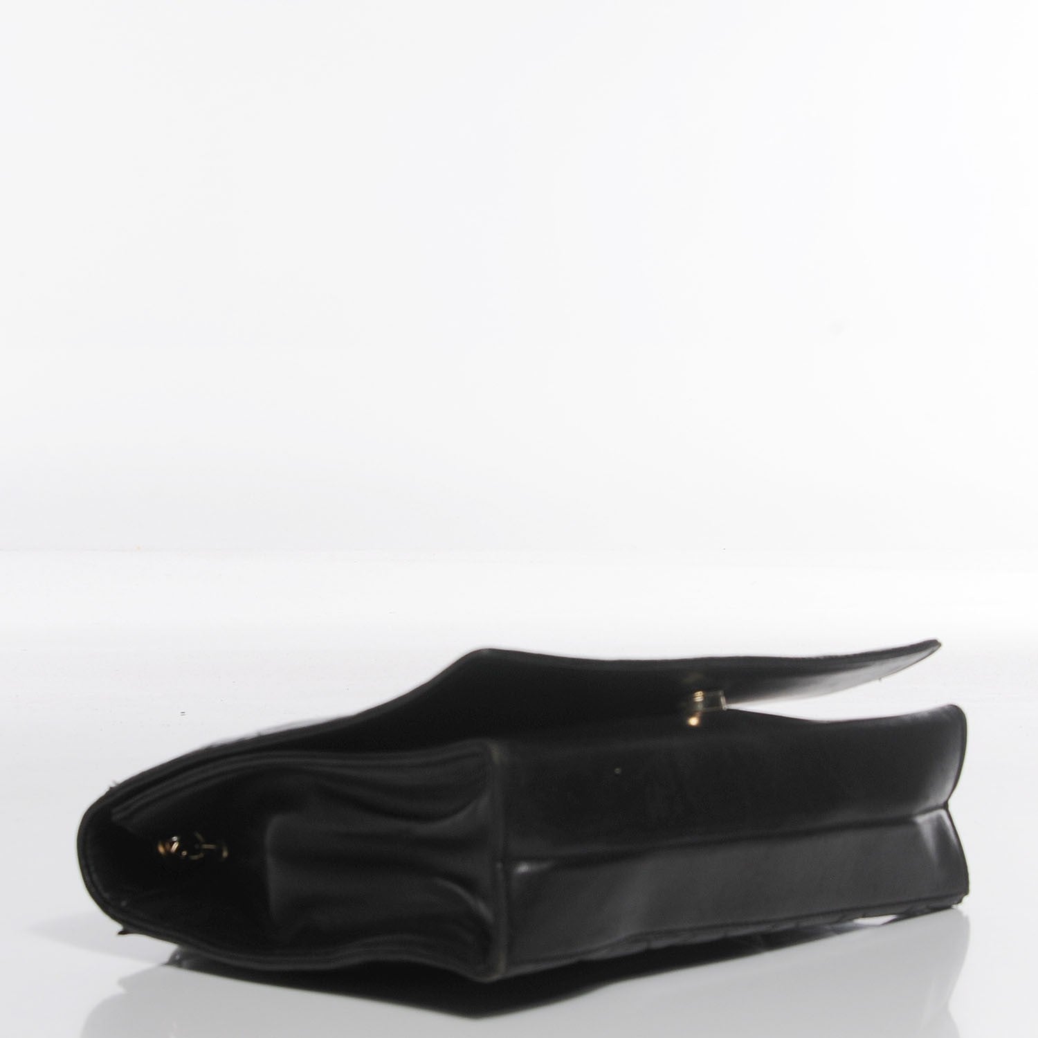 Chanel Lambskin Quilted CC Small Single Flap Black 4 of 8