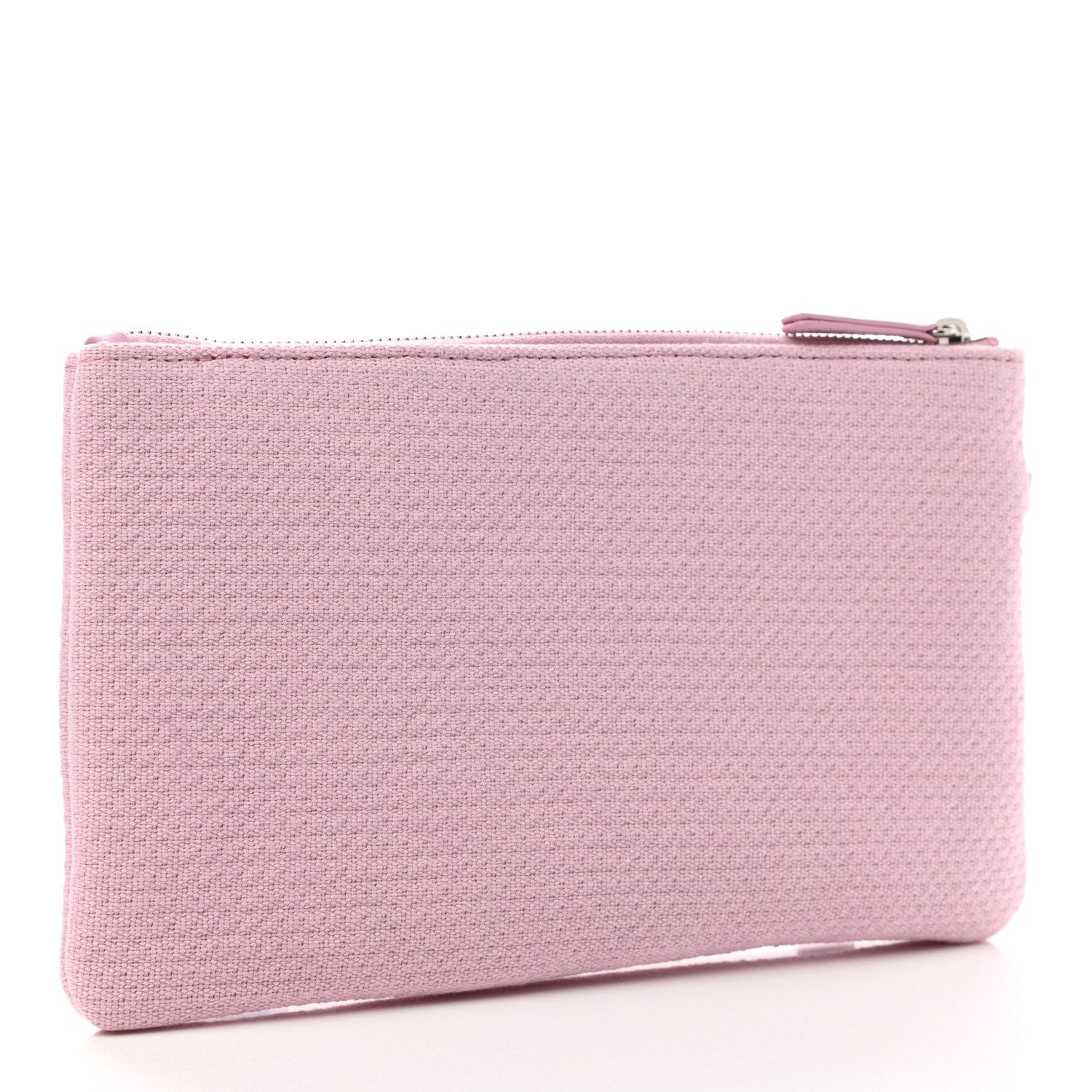 Chanel Mixed Fibers Small Deauville Pouch Pink 3 of 6