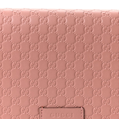 Gucci Microguccissima Crossbody Wallet Soft Pink 7 of 9