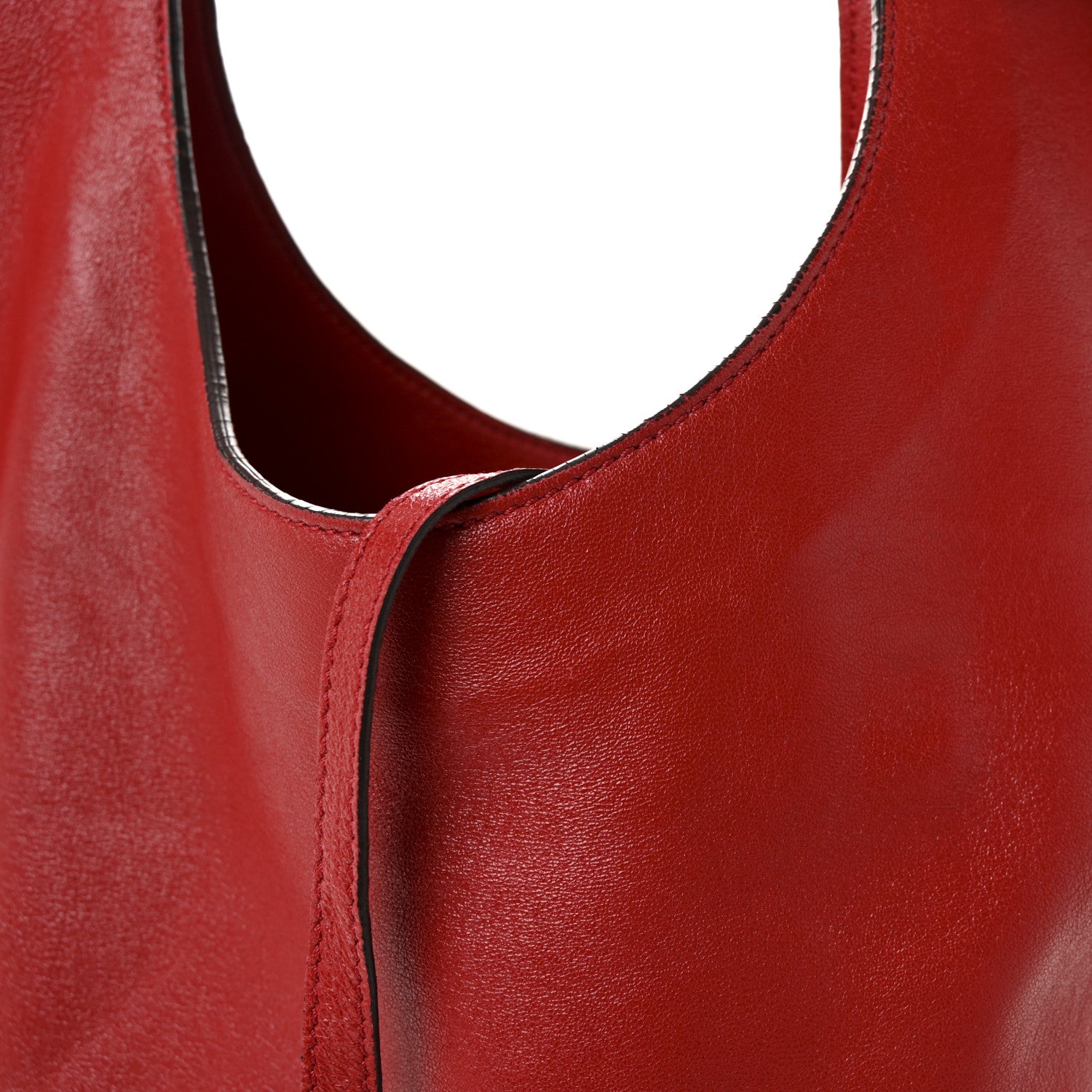 Tom Ford Ramskin Large Alix Padlock Zip Shoulder Bag Flame Red 8 of 10