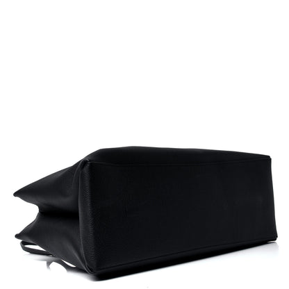 Louis Vuitton Grained Calfskin Lockme Shopper Black 3 of 4