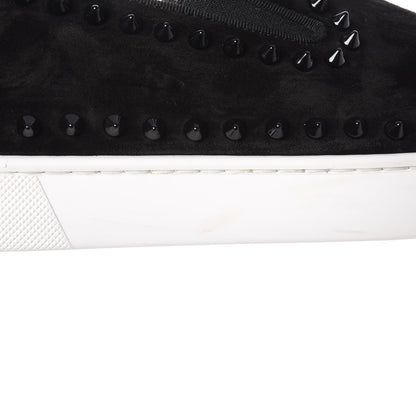 Christian Louboutin Mens Veau Velours Spike Pik Boat Flat 43.5 Black 11 of 14