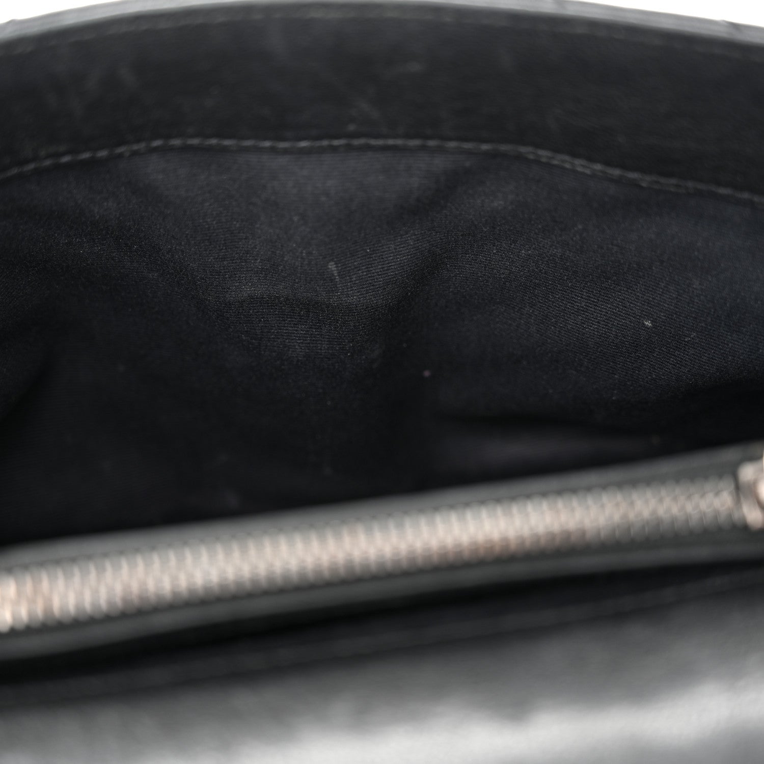 Saint Laurent Sheepskin Matelasse Chevron Monogram Medium College Bag Black 11 of 16