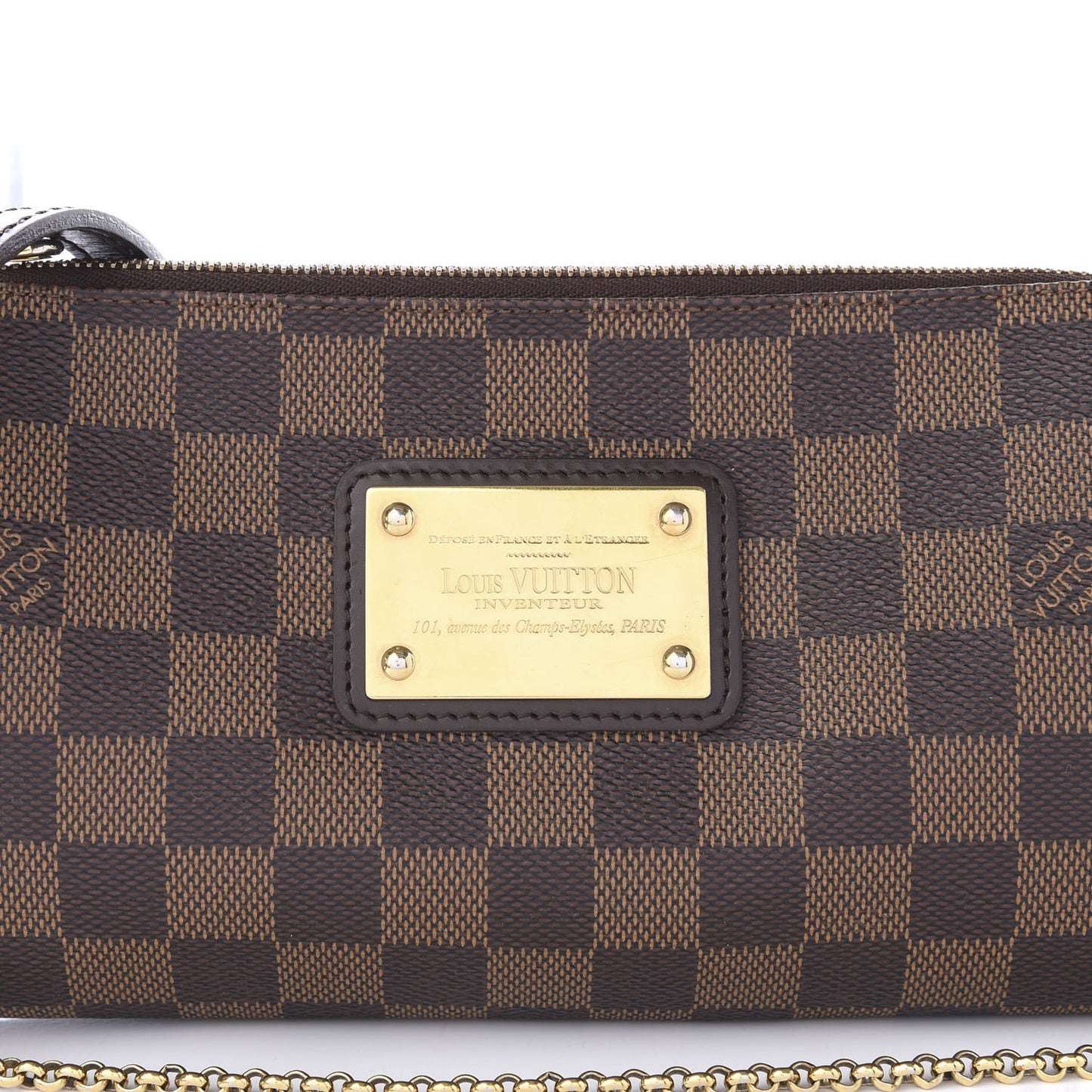 Damier Ebene Eva Clutch