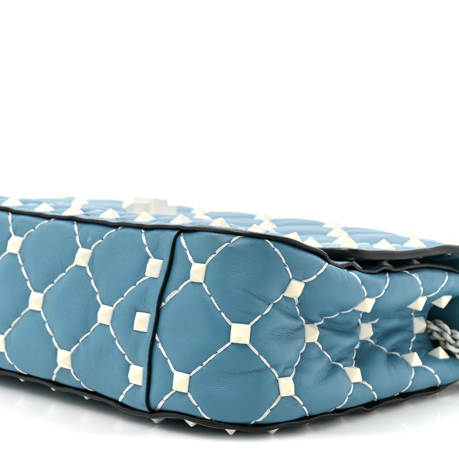 Valentino Garavani Nappa Small Free Rockstud Spike Shoulder Bag Cerulean 8 of 10