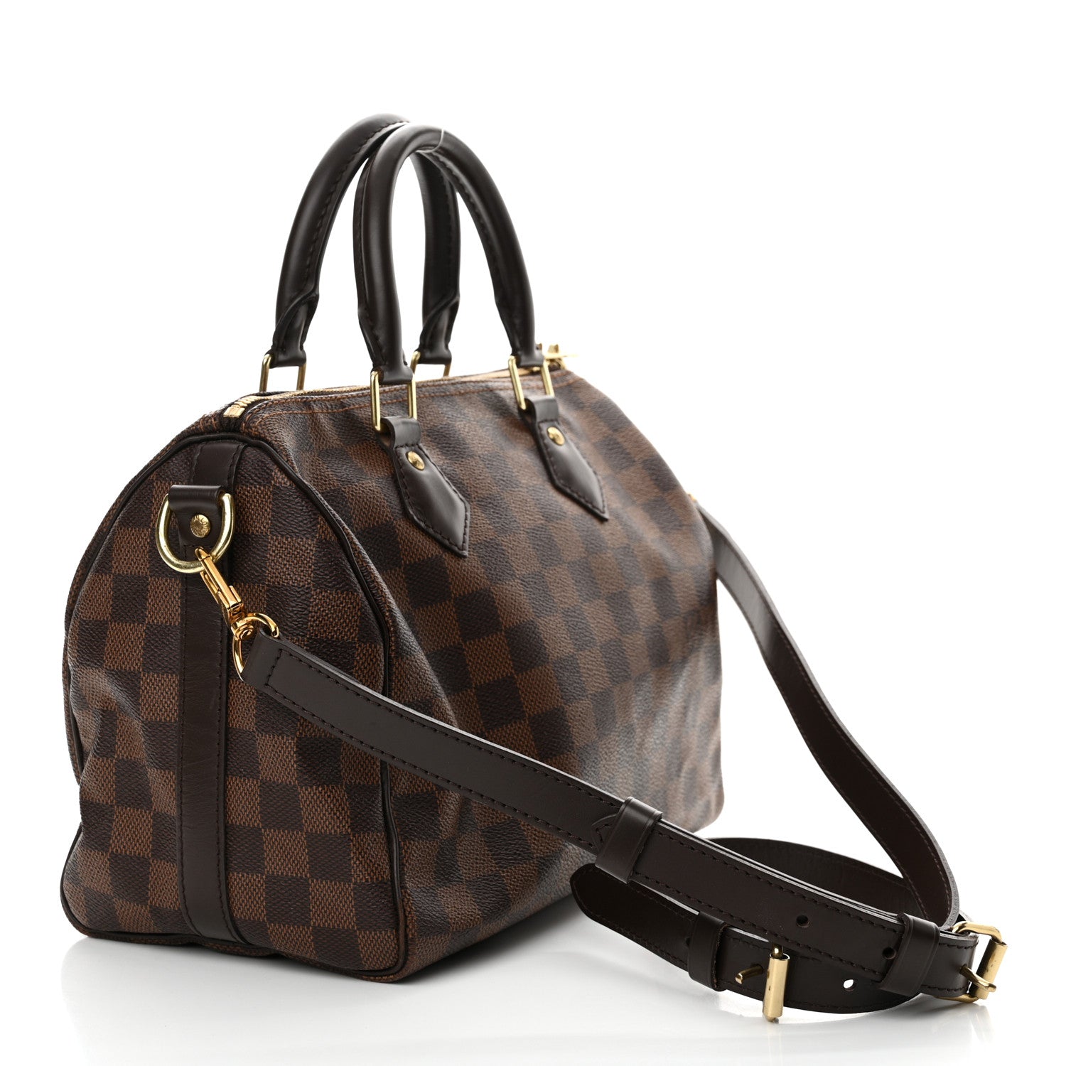 Louis Vuitton Damier Ebene Speedy Bandouliere 25 3 of 10