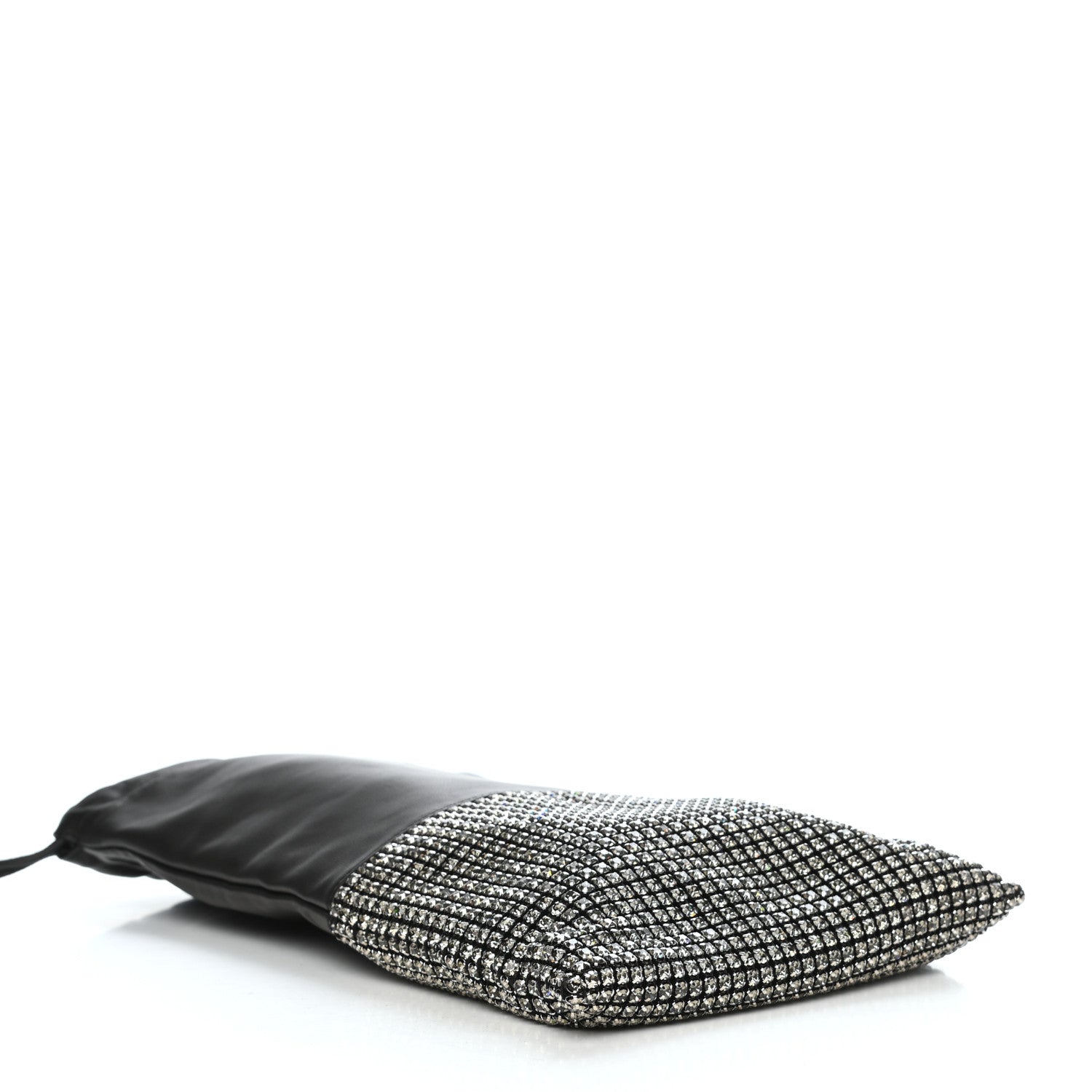 Alexander Wang Lambskin Crystal Rhinestone Ryan Dustbag Pouch Black 4 of 6