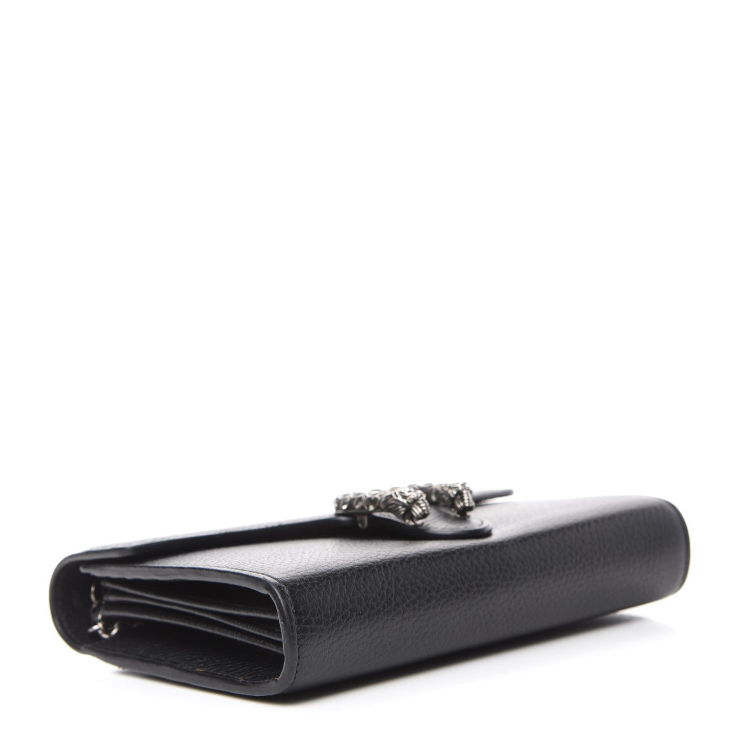 Gucci Calfskin Mini Dionysus Chain Wallet Black 4 of 10