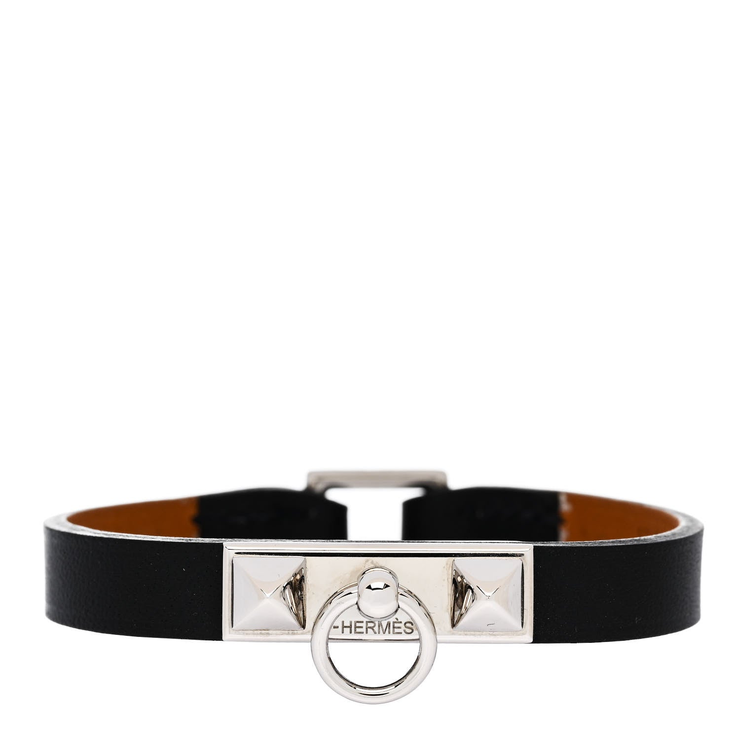 Hermes Chamonix Micro Rivale Bracelet XS Black 1 of 6