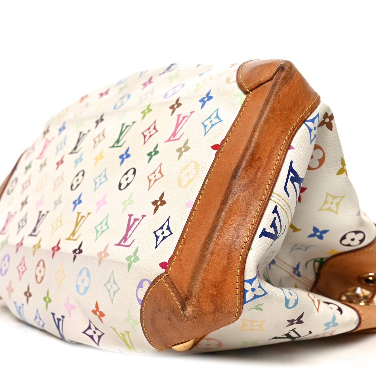 Louis Vuitton Monogram Multicolor Ursula White 9 of 11