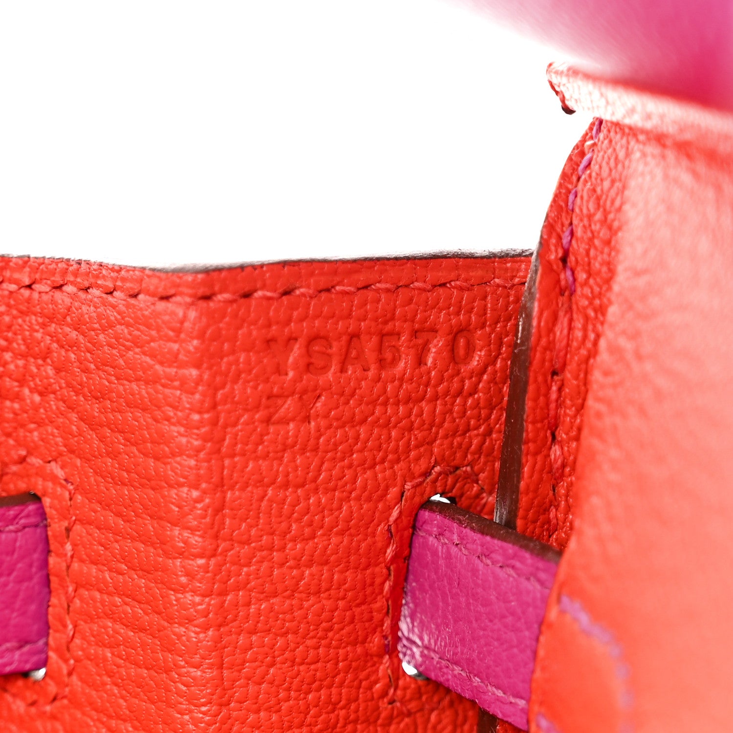 Hermes Taurillon Novillo Birkin 25 Magnolia Capucine 7 of 11