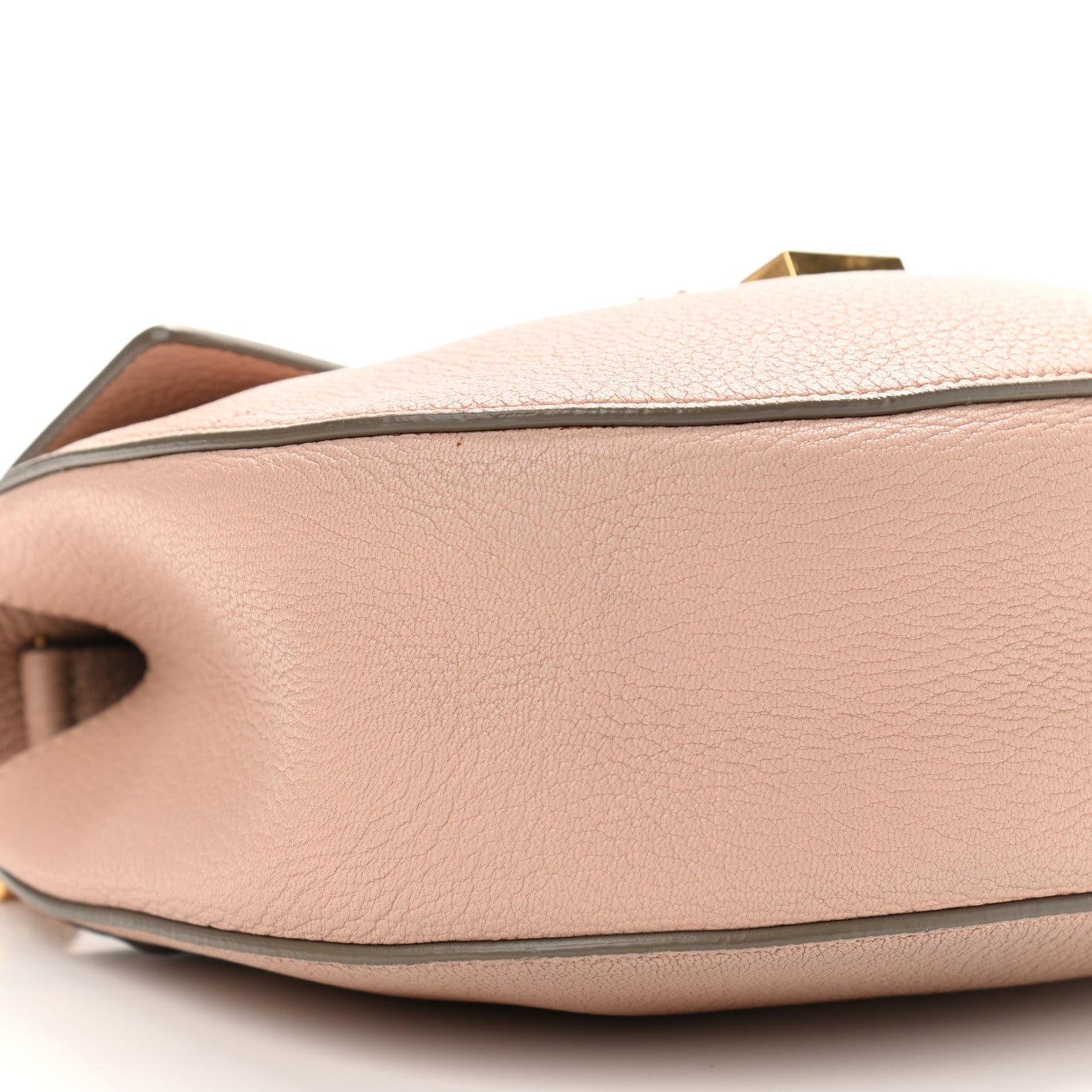 Chloe Grained Lambskin Drew Shoulder Bag Cement Pink 8 of 13