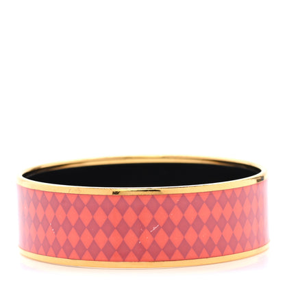 Hermes Enamel Printed Wide Bracelet 70 3 of 7