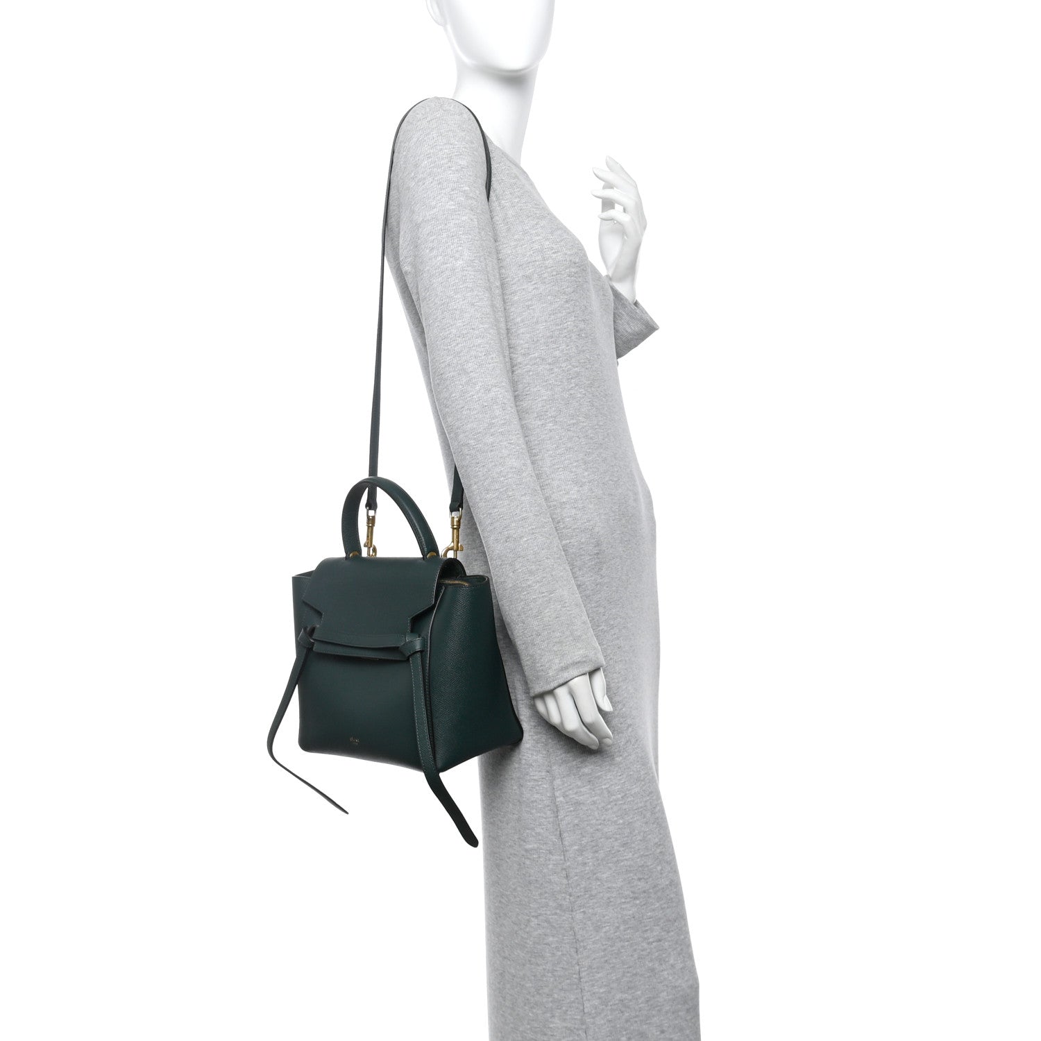Celine Grained Calfskin Micro Belt Bag Amazone 2 of 11