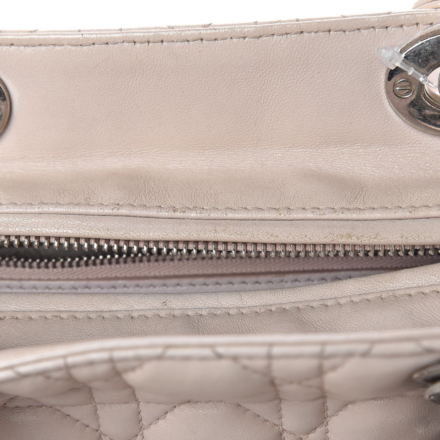 Lambskin Cannage Medium Lady Dior Light Pink