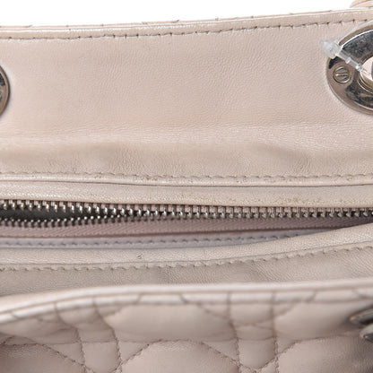 Christian Dior Lambskin Cannage Medium Lady Dior Light Pink 9 of 32