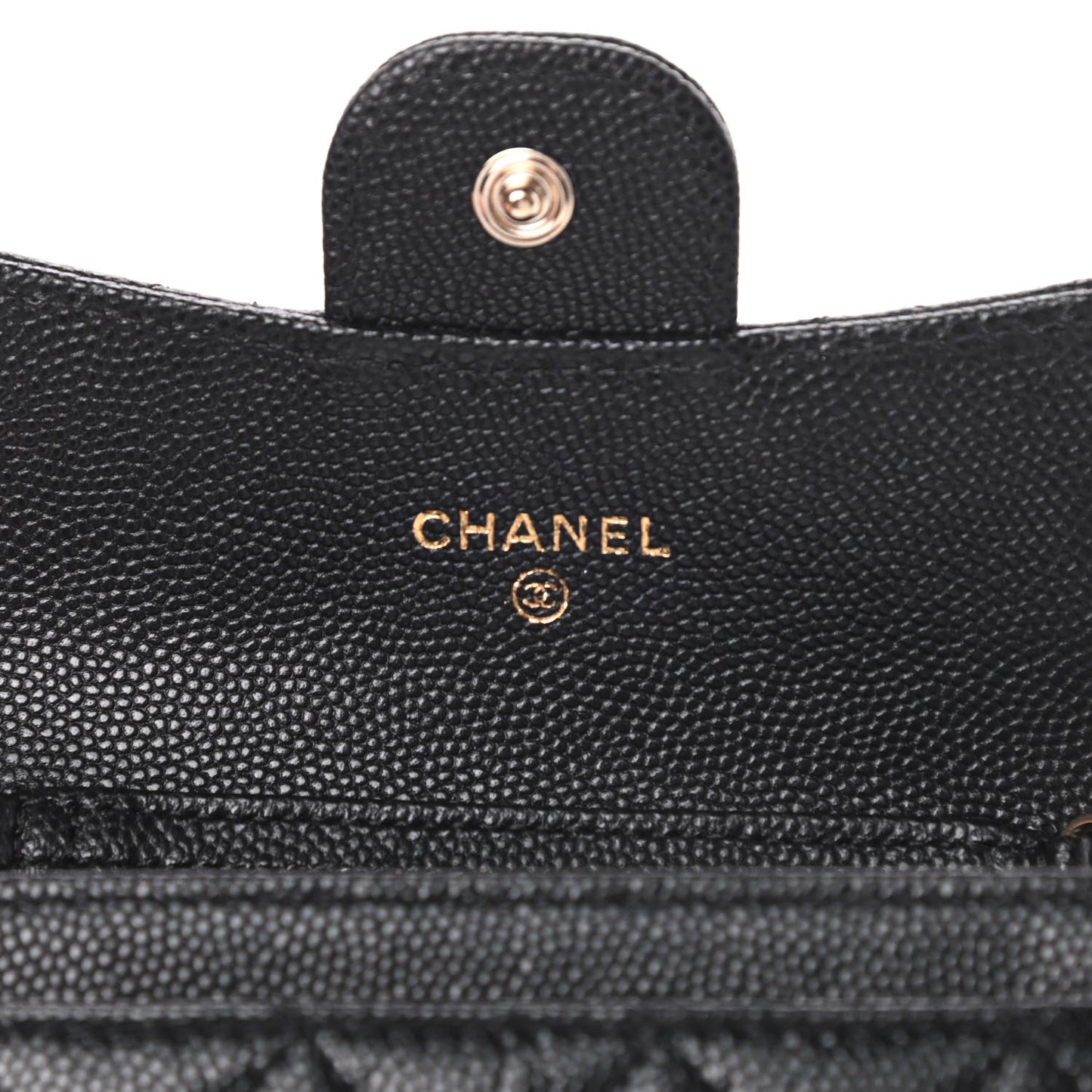Caviar Quilted Belt Bag Black