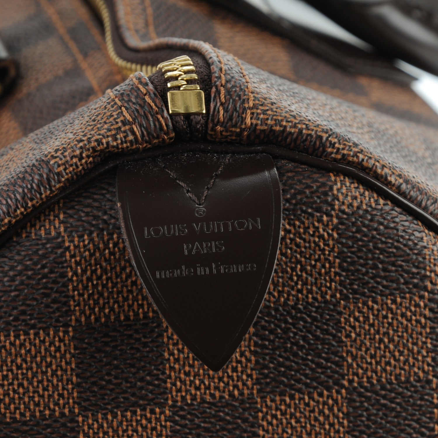 Louis Vuitton Damier Ebene Speedy 35 6 of 8