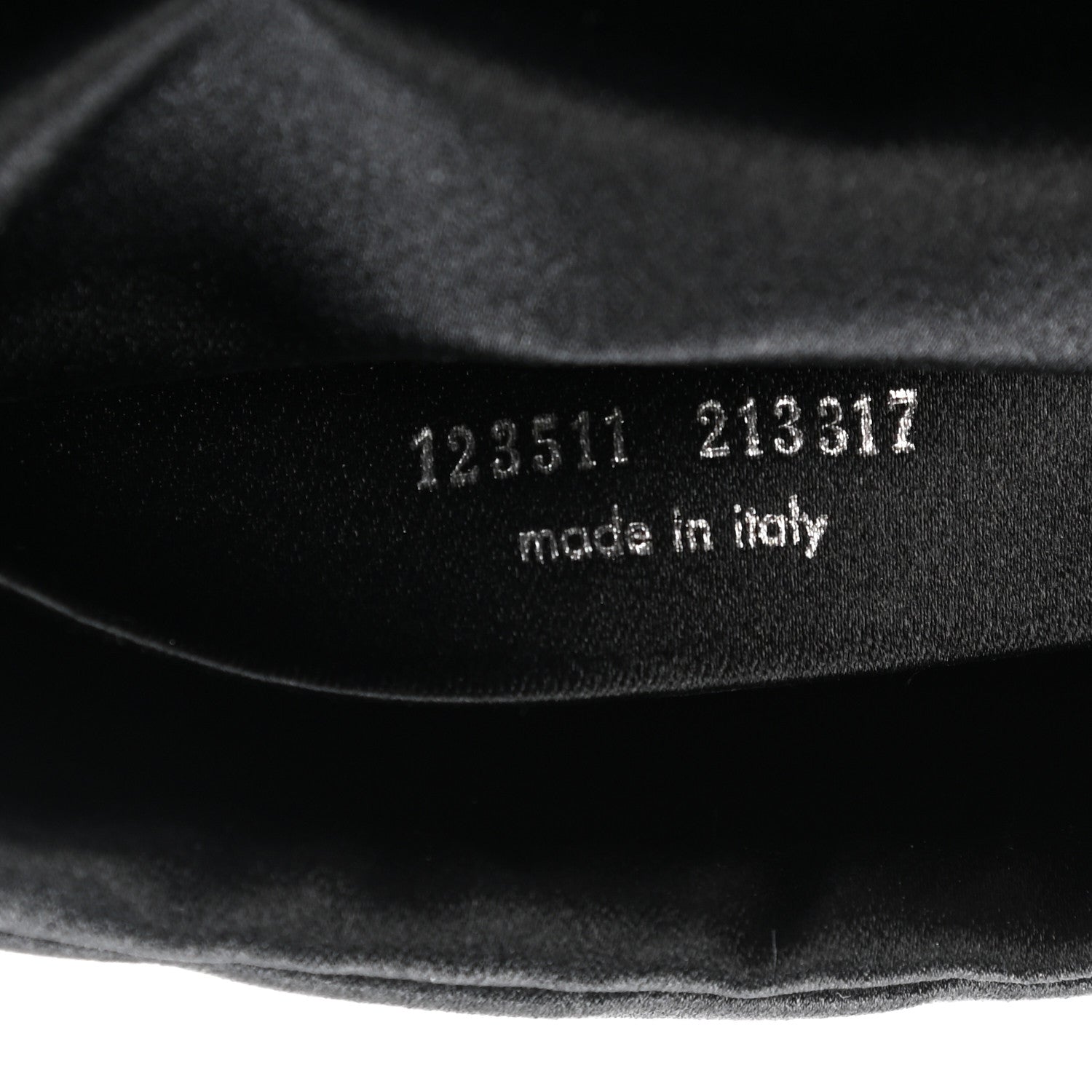 Saint Laurent Satin Crystal Evening Clutch Black 7 of 7