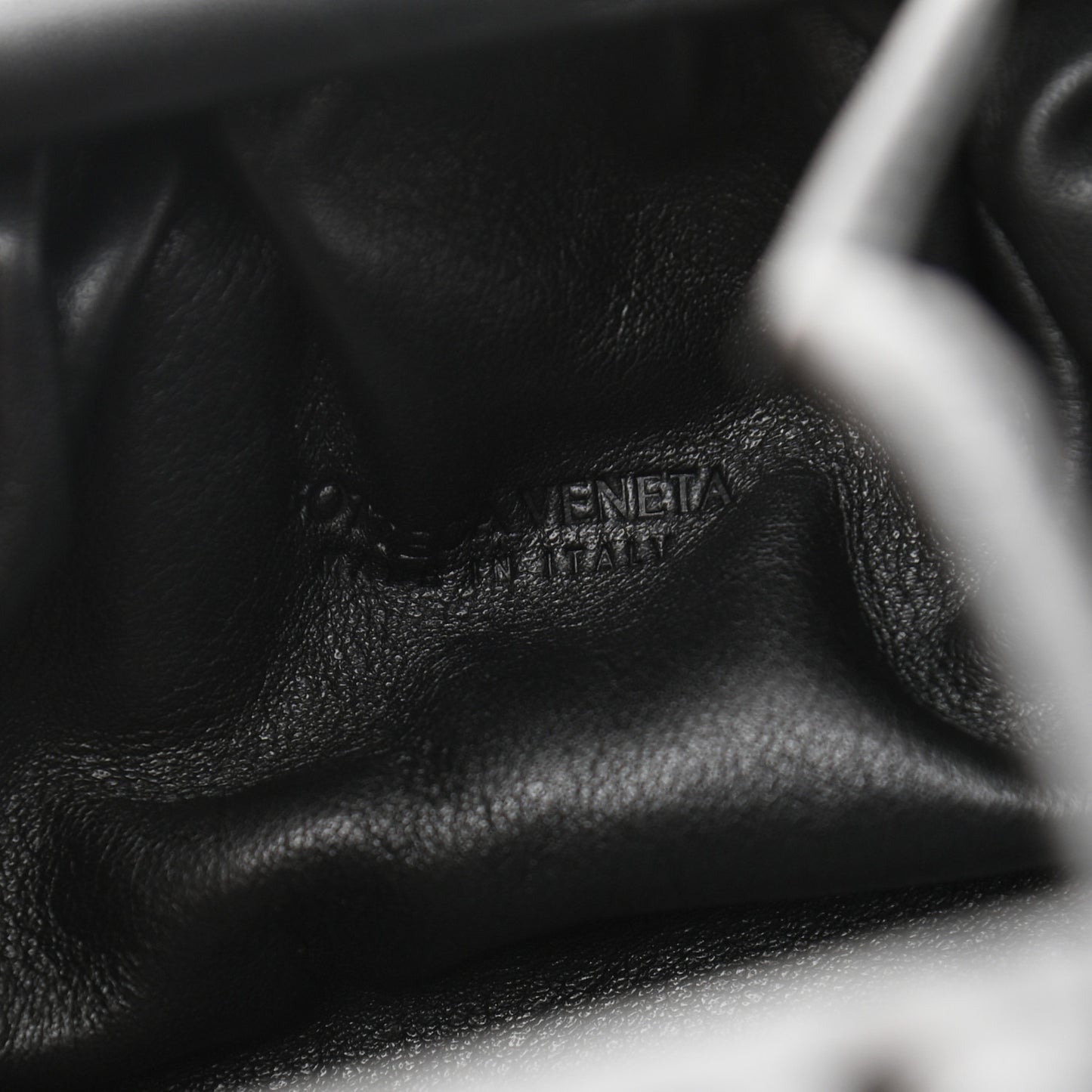 Butter Calfskin The Mini Pouch Black